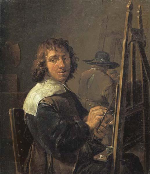 Self-Portrait:The Painter in his Studio, David Teniers